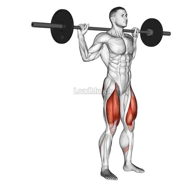 Barbell Rear Lunge demonstration