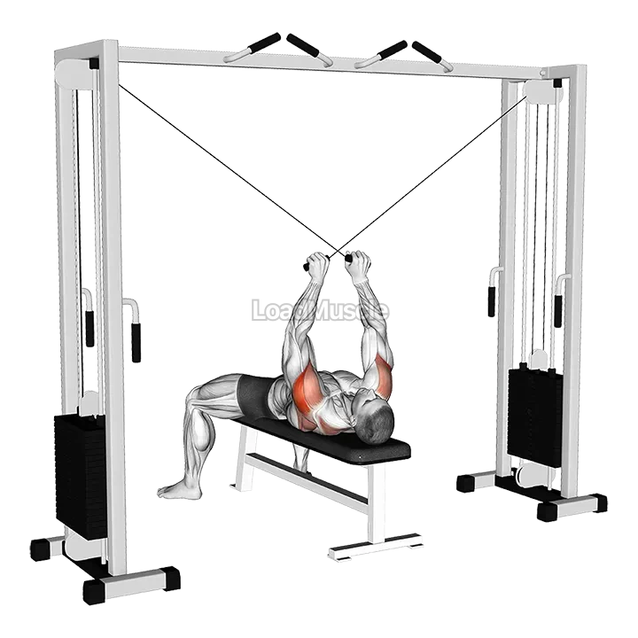 Cable Supine Reverse Fly demonstration