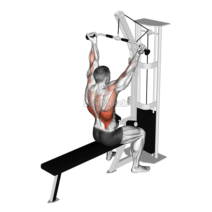 Cable Underhand Pulldown demonstration