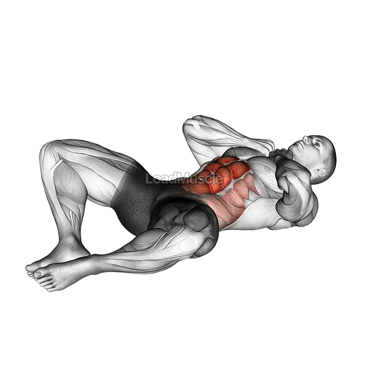 Groin Crunch demonstration