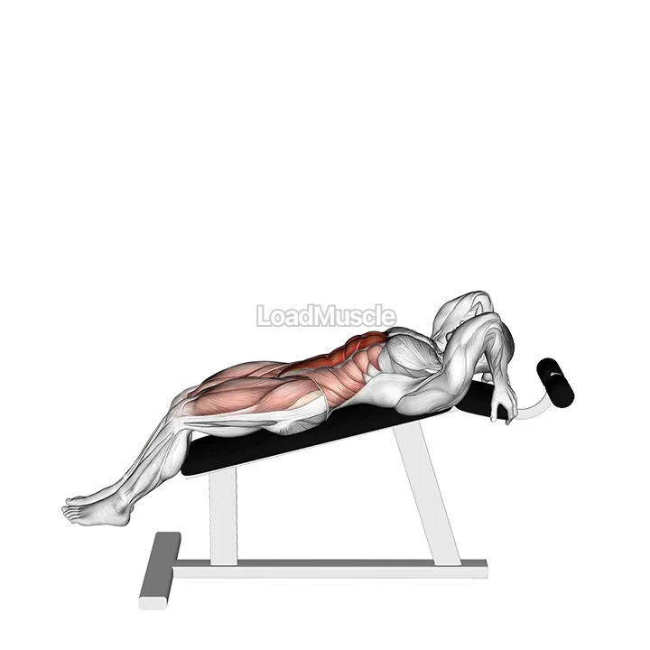 Incline Leg Hip Raise (leg straight) demonstration