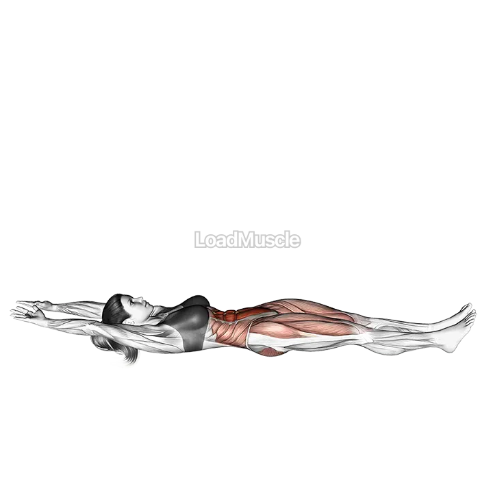 Jack Split Crunches demonstration