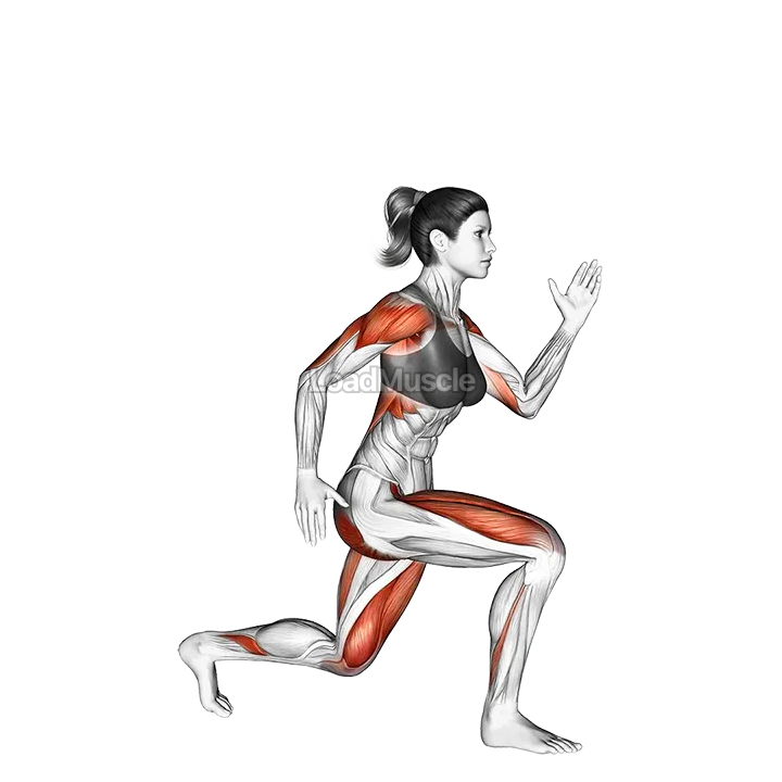 Jump Lunge To Feet Jack demonstration