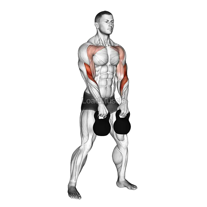 Kettlebell Double Alternating Hang Clean demonstration