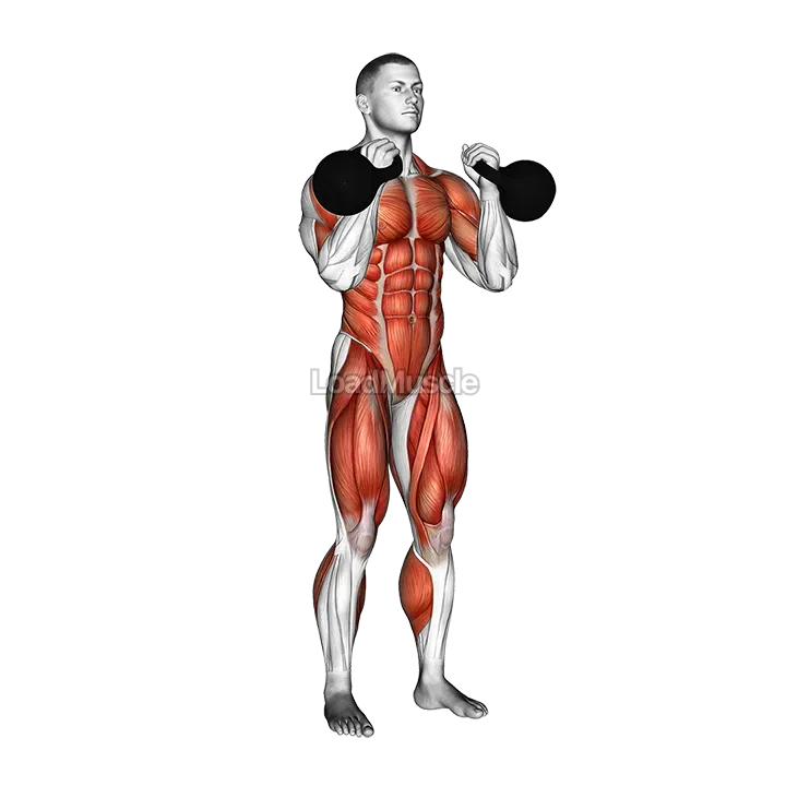 Kettlebell Double Jerk demonstration