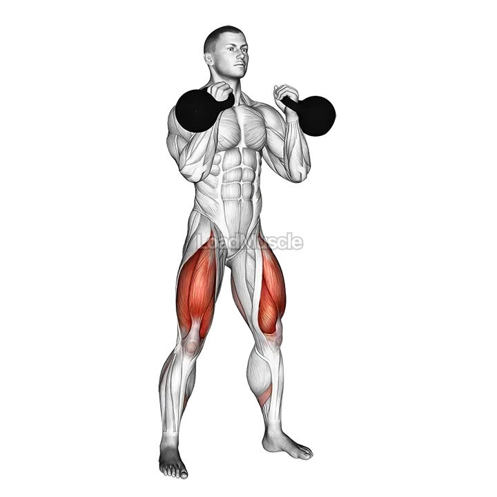 Kettlebell Front Squat demonstration