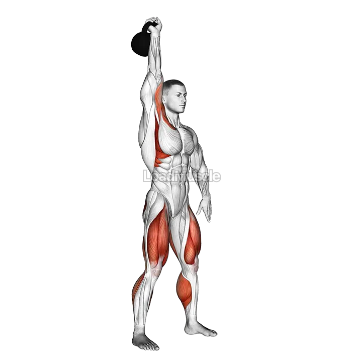 Kettlebell One Arm Jerk demonstration