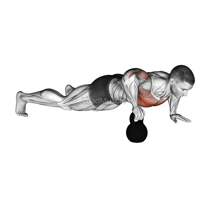 Kettlebell Plyo Pushup demonstration