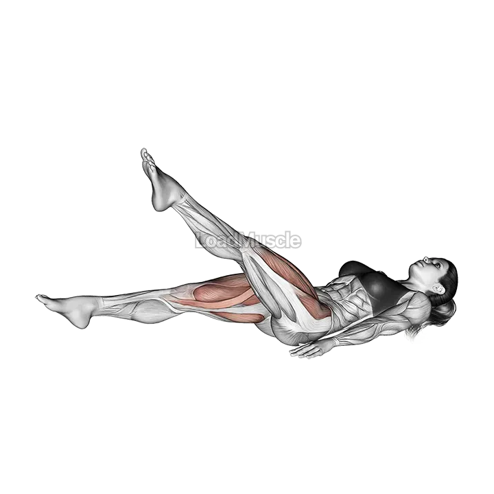 Lying Scissor Kick demonstration