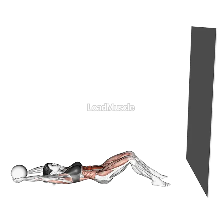 Medicine Ball Sit up (wall) demonstration