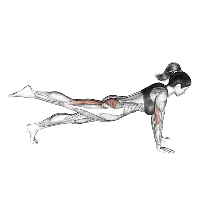 Raise Single Leg Push up demonstration