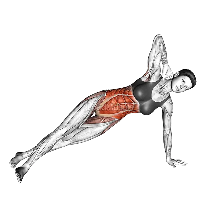 Side Stretch Crunch demonstration