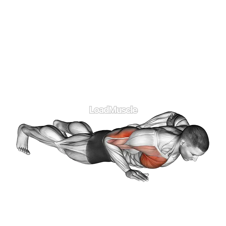 Single Arm Push up demonstration