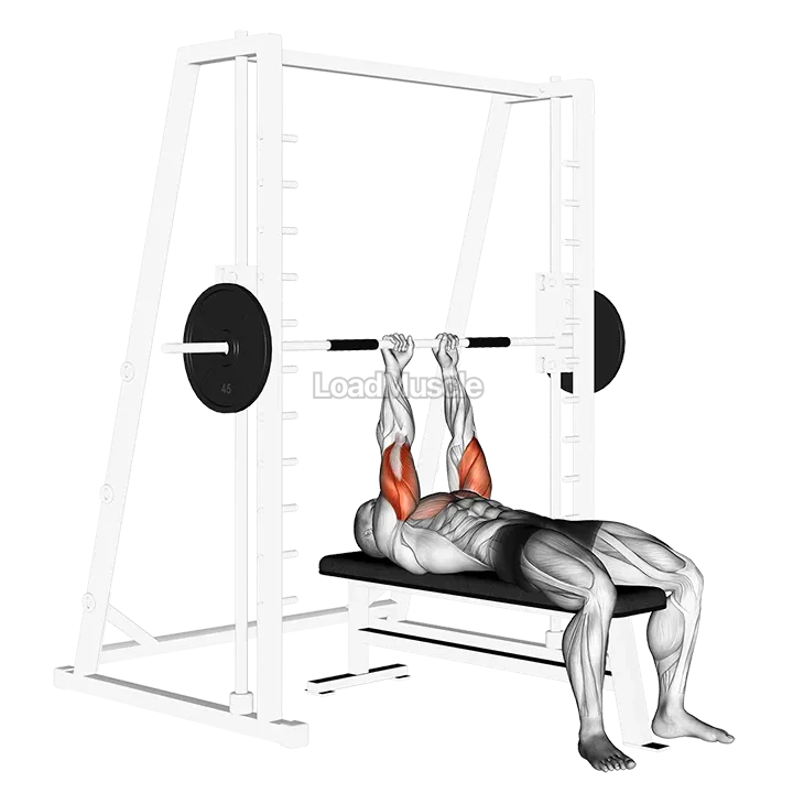 Smith Close Grip Bench Press demonstration