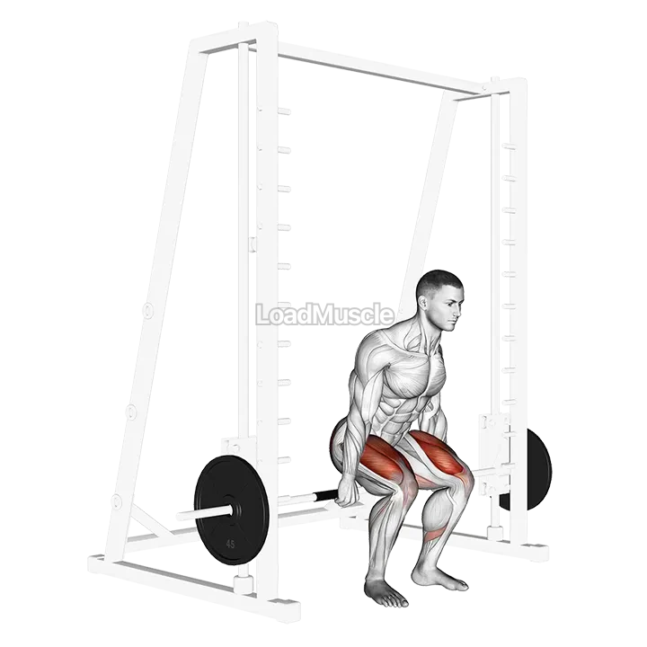 Smith Hack Squat demonstration