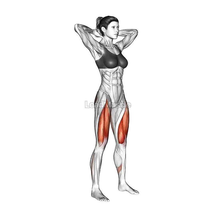 Squat (arms overhead) demonstration