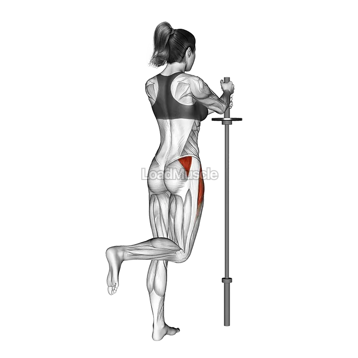 Standing Hip Abduction (bent knee) demonstration