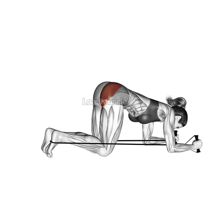 Band kneeling rear kick demonstration