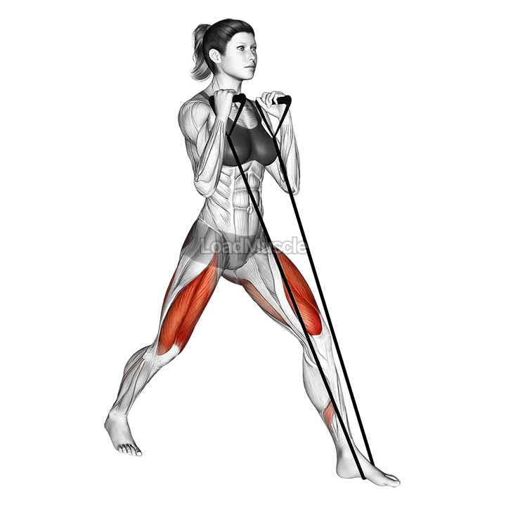 Band Lunges demonstration