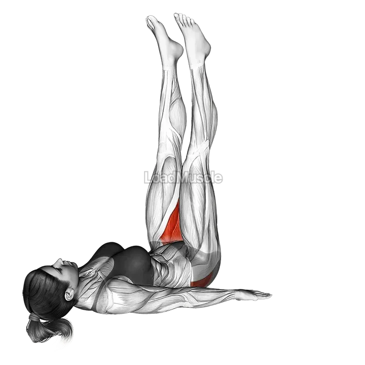 Adductor stretch demonstration