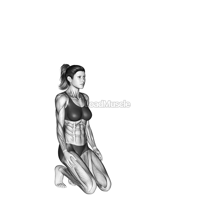 Crescent Moon Pose demonstration