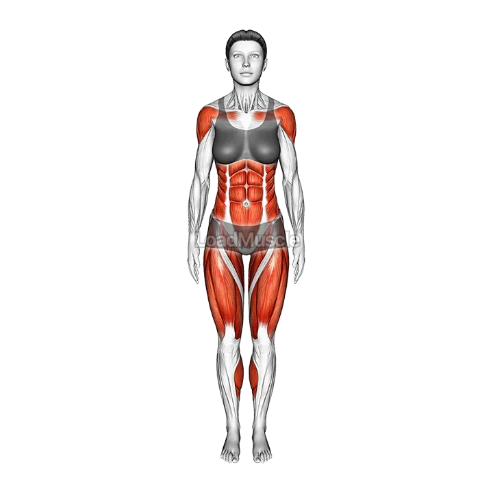 Triangle Pose Trikonasana demonstration