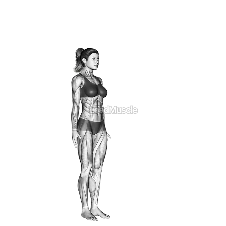 Warrior Pose Virabhadrasana demonstration