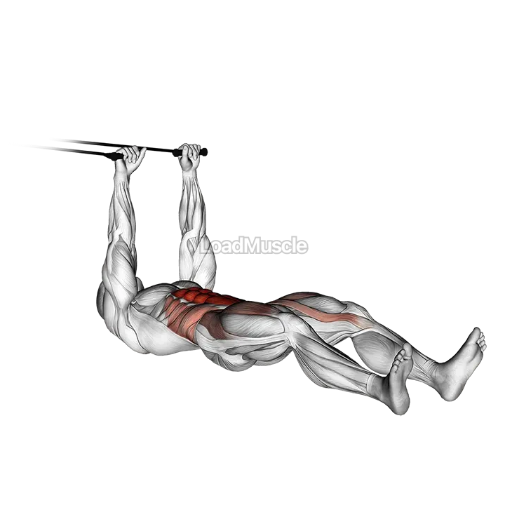 Band push sit up demonstration