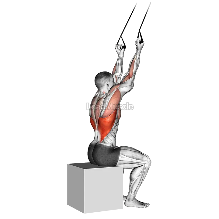 Band underhand pulldown demonstration