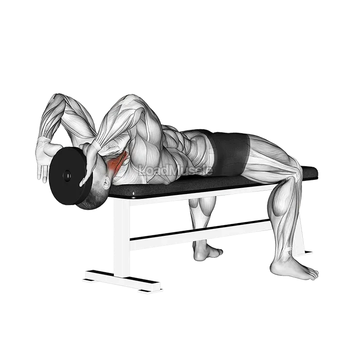 Weighted Lying Neck Flexion demonstration