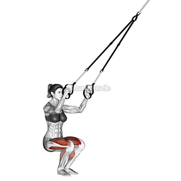 Suspender Jump Squat demonstration