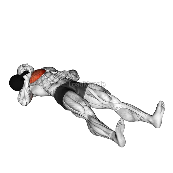 Kettlebell One Arm Floor Press demonstration