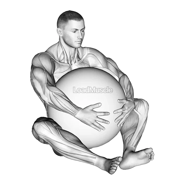 Exercise Ball Hug demonstration