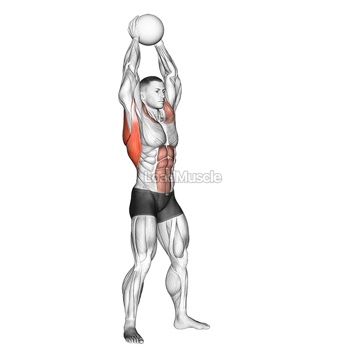 Medicine Ball Overhead Slam demonstration