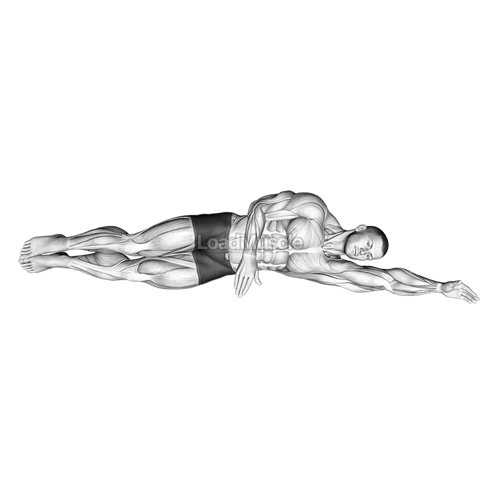 Side Lying Floor Stretch demonstration