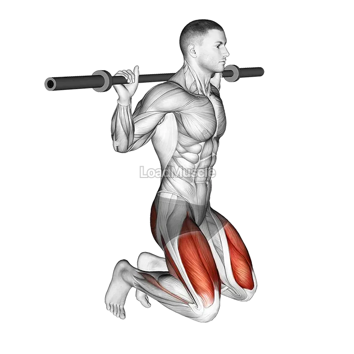 Kneeling Jump Squat demonstration