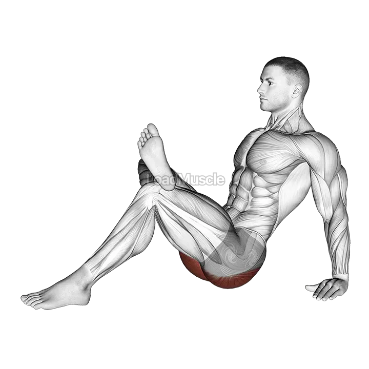 Seated Glute Stretch demonstration