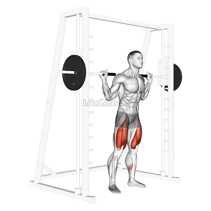Smith Low Bar Squat demonstration
