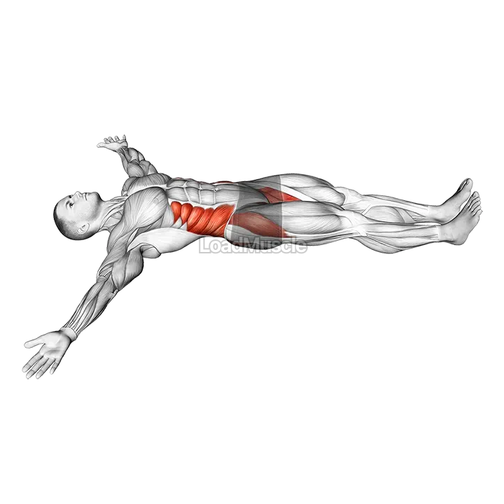 Supine Spinal Twist Yoga Pose demonstration