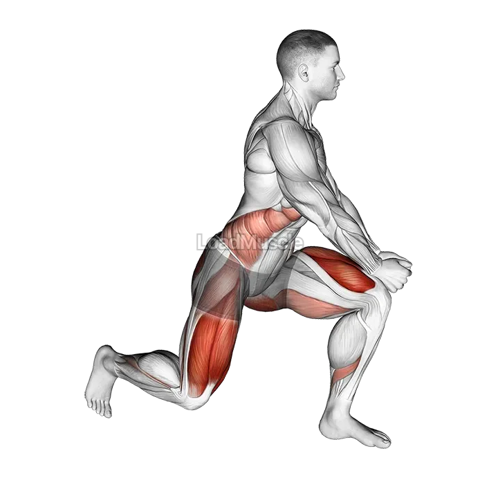 Crossover Reverse Lunge demonstration