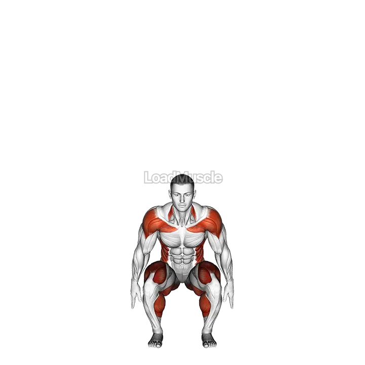 Squat to Overhead Reach with Twist demonstration