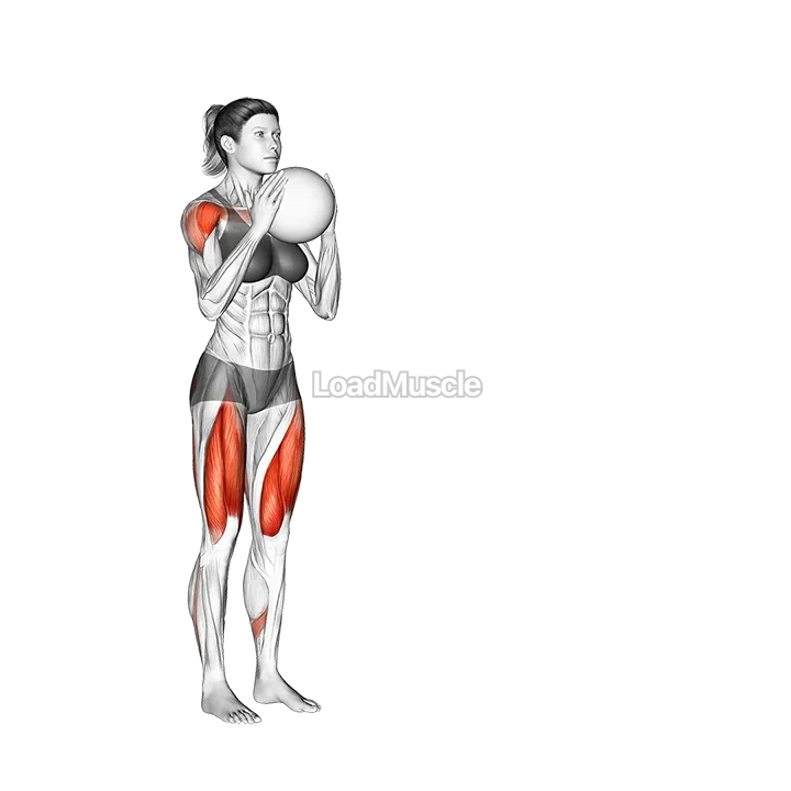 Sagittal Plane Lunge With Overhead Medicine Ball Press demonstration