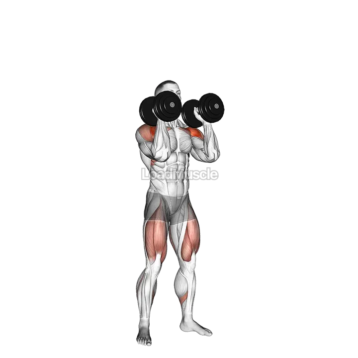 Dumbbell Push Press demonstration