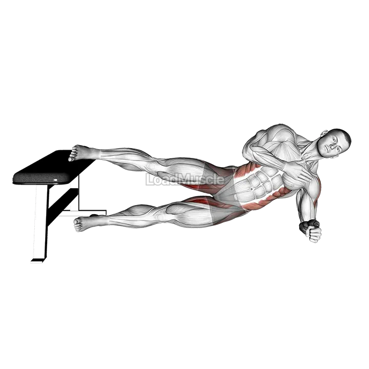 Side Plank Hip Adduction demonstration
