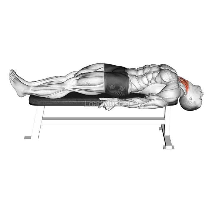 Lying Neck Extension Stretch demonstration