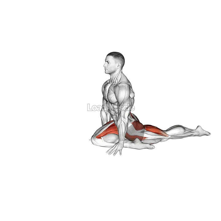 Pigeon Hip Stretch demonstration