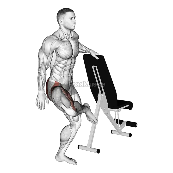 Standing Outer Hip Stretch demonstration