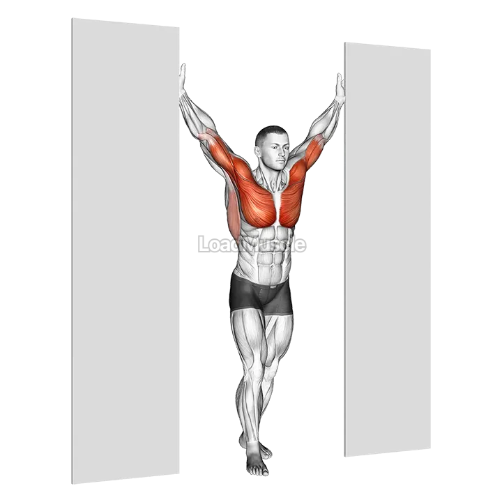 Standing Upright Shoulders Stretch demonstration