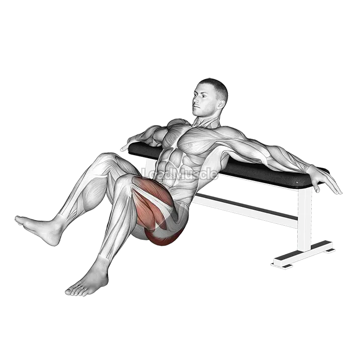 Single Leg Hip Thrusts demonstration