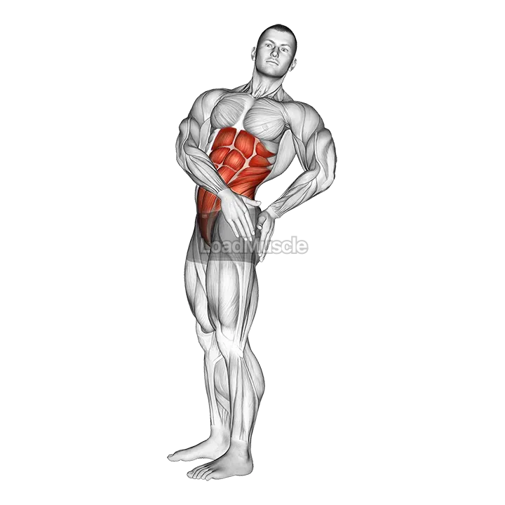 Standing Abs Rotation Stretch demonstration